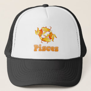 魚座イラストレーション キャップ
