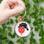 魚座カスタムx馬の年2026 キーホルダー (手)