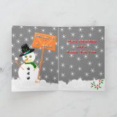 魚座クリスマスカード。 シーズンカード (内部)