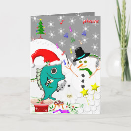 魚座クリスマスカード。 シーズンカード