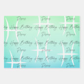 魚座コロストロギー誕生日 ラッピングペーパーシート (正面2)