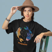 魚座コンステレーション〔占星術の〕十二宮図水彩スター銀河系 Tシャツ