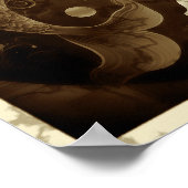 魚座サインウォールアート ポスター (角)