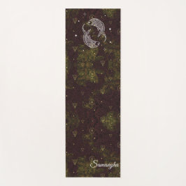 魚座サイン紫金ゴールド東洋花と名前 ヨガマット