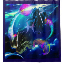 魚座シャワーカーテン シャワーカーテン