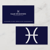 魚座シンプル 名刺 (正面/裏面)