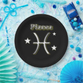 魚座シンボル ペーパープレート (パーティー)