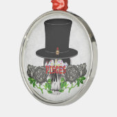 魚座スカル メタルオーナメント (左)