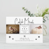 魚座スターズ写真ベビー誕生発表 招待状 (スタンド正面)