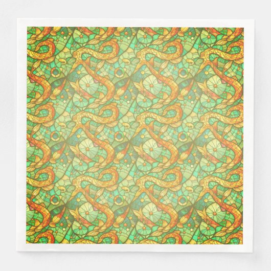 魚座ディナーナプキン (正面)