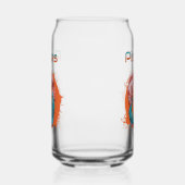 魚座フィッシュ〔占星術の〕十二宮図占星術水星占い標識 ガラス缶 (左)