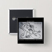 魚座プリント 缶バッジ (正面&裏面)