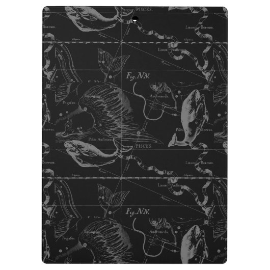 魚座ヘベリアス1690オンブラック クリップボード (裏面)
