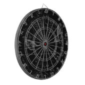 魚座ヘベリアス1690オンブラック ダーツボード (正面左)
