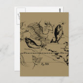 魚座ヘベリアス1690デコル ポストカード (正面/裏面)