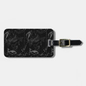 魚座ヘベリアス1690マップ版木、銅版、版画 ラゲッジタグ (正面横)