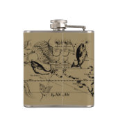 魚座ヘベリアス1690年頃 フラスク (裏面)