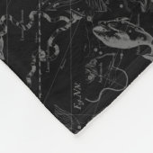 魚座ヘベリアス1690年2月19日~3月20日 フリースブランケット (角)