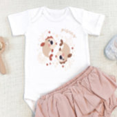 魚座ベビー: "魚の魅惑〔占星術の〕十二宮図魔法" ベビーボディスーツ