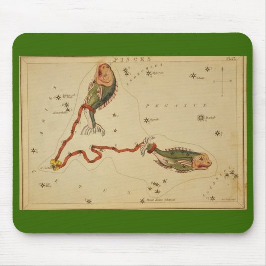 魚座マウスパッド マウスパッド (正面)