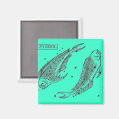 魚座マグネット マグネット (正面/裏面)