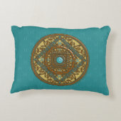 魚座マンダラアクセント枕 アクセントクッション (裏面)