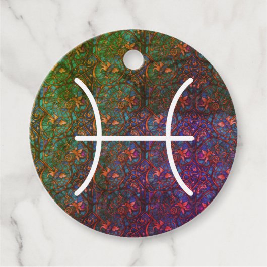 魚座メッセージカード フェイバータグ (正面)