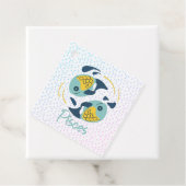 魚座モダン魚〔占星術の〕十二宮図 フェイバータグ (インサイチュ)