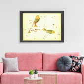 魚座ヴィンテージ座ウラニア鏡 キャンバスプリント (インサイチュ (リビング))