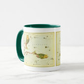 魚座ヴィンテージ座ウラニア鏡 マグカップ (正面左)