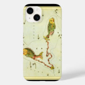 魚座ヴィンテージ座ウラニア鏡 Case-Mate iPhoneケース (裏面)