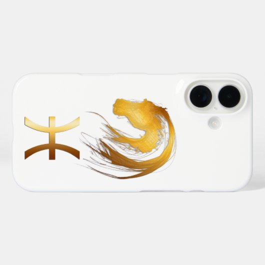 魚座中国の馬Western Astrology iPC Case-Mate iPhoneケース (裏面 (横))