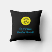 魚座占星術〔占星術の〕十二宮図サインミニマモダンリスト クッション (裏面)