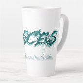 魚座反射 カフェラテマグ (右アングル)