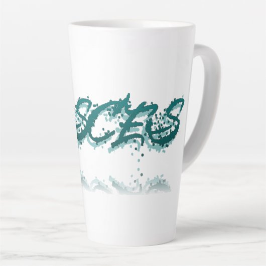 魚座反射 カフェラテマグ (右アングル)