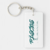 魚座反射 キーホルダー (正面)