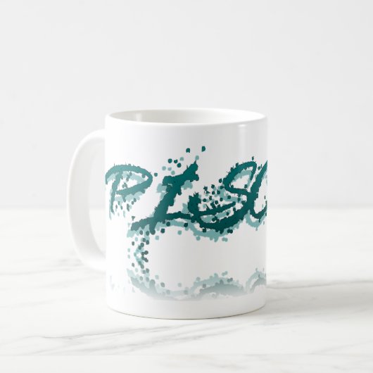 魚座反射 コーヒーマグカップ (正面左)