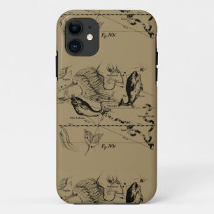 魚座星座ヘビリウス1690デコール iPhone 11 ケース