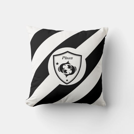 魚座記号       クッション (正面)