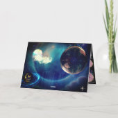 魚座誕生日カード サンキューカード (裏面)