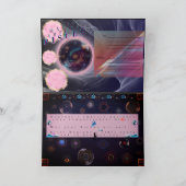 魚座誕生日カード サンキューカード (内部)