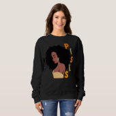 魚座誕生日女性メラニン生まれ〔占星術の〕十二宮図2月と スウェットシャツ (正面フル)