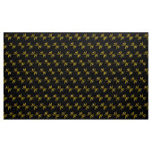 魚座金ゴールド〔占星術の〕十二宮図誕生日宝石及び真珠ブラック ファブリック (ヤード)