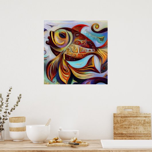 魚座11 ポスター (キッチン)