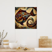 魚座1 ポスター (キッチン)