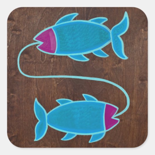 魚座2008 スクエアシール (正面)