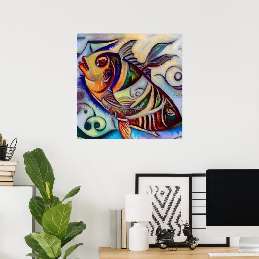 魚座3 ポスター (ホームオフィス)