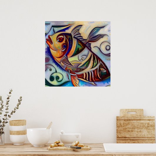 魚座3 ポスター (キッチン)