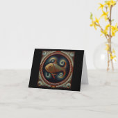 魚座4 カード (黄色い花)