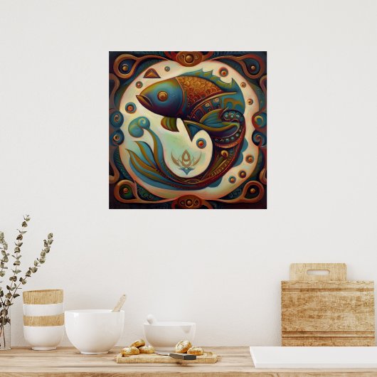 魚座5 ポスター (キッチン)